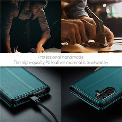 For Samsung Galaxy A56 5G Leather Case CASEME 023 RFID Blocking 3 Card Slot Mobile Cover