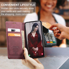 For Samsung Galaxy A36 5G Case CASEME 013 Series Card Holder Stand Leather Phone Cover