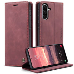 For Samsung Galaxy A36 5G Case CASEME 013 Series Card Holder Stand Leather Phone Cover