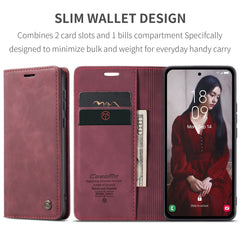 For Samsung Galaxy A36 5G Case CASEME 013 Series Card Holder Stand Leather Phone Cover