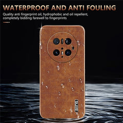 AZNS For Huawei Mate 70 Pro / 70 Pro+ Case Electroplating Crocodile Texture PU + TPU Phone Cove - TechGearPal