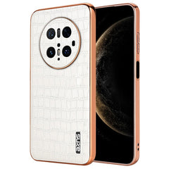 AZNS For Huawei Mate 70 Pro / 70 Pro+ Case Electroplating Crocodile Texture PU + TPU Phone Cove - TechGearPal