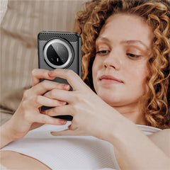 For Huawei Mate 70 Pro / 70 Pro+ Case Carbon Fiber Texture Brushed Phone Back Cove - TechGearPal