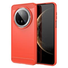 For Huawei Mate 70 Pro / 70 Pro+ Case Carbon Fiber Texture Brushed Phone Back Cove - TechGearPal