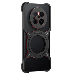 For Huawei Mate 70 Kickstand Case Metal Bumper Magnetic Phone Cove - TechGearPal