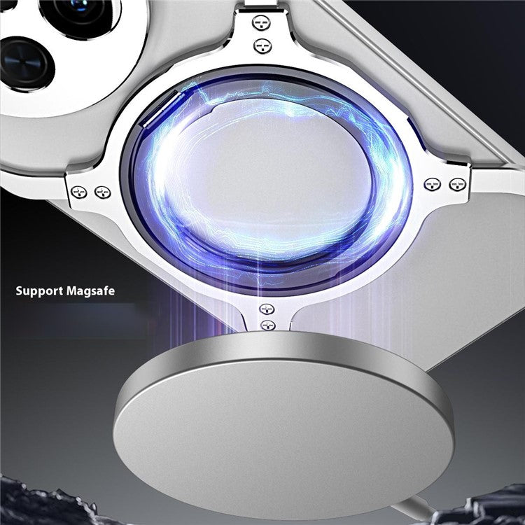 For Huawei Mate 70 Kickstand Case Metal Bumper Magnetic Phone Cove - TechGearPal