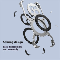 For Huawei Mate 70 Kickstand Case Metal Bumper Magnetic Phone Cove - TechGearPal