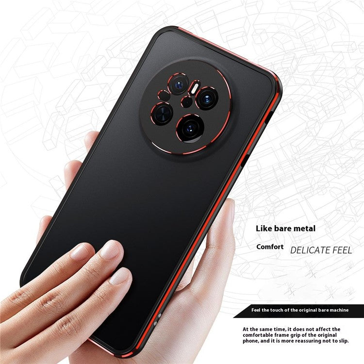 For Huawei Mate 70 Bumper Case Metal Frame Phone Cover with Camera Lens Guar - TechGearPal