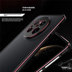 For Huawei Mate 70 Bumper Case Metal Frame Phone Cover with Camera Lens Guar - TechGearPal