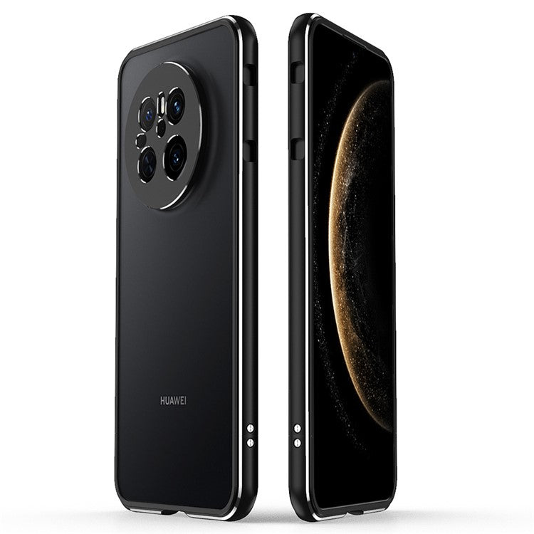 For Huawei Mate 70 Bumper Case Metal Frame Phone Cover with Camera Lens Guar - TechGearPal