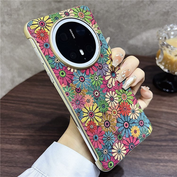 For Huawei Mate 70 Pro+ / Mate 70 Pro PC Phone Case Compatible with MagSafe Embossed Pattern Mobile Cove - TechGearPal