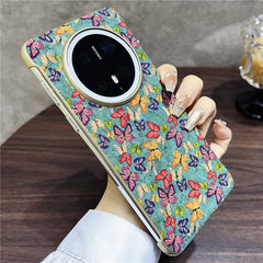 For Huawei Mate 70 Pro+ / Mate 70 Pro PC Phone Case Compatible with MagSafe Embossed Pattern Mobile Cove - TechGearPal