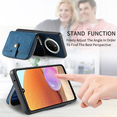 For Huawei Mate 70 PU Leather Phone Back Cover with Zipper Card Holder and Long Stra - TechGearPal