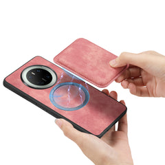 For Huawei Mate 70 Case Compatible with MagSafe Leather Back Cover with Detachable Card Holde - TechGearPal