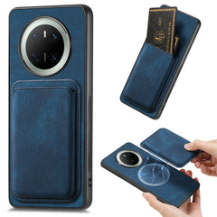 For Huawei Mate 70 Case Compatible with MagSafe Leather Back Cover with Detachable Card Holde - TechGearPal