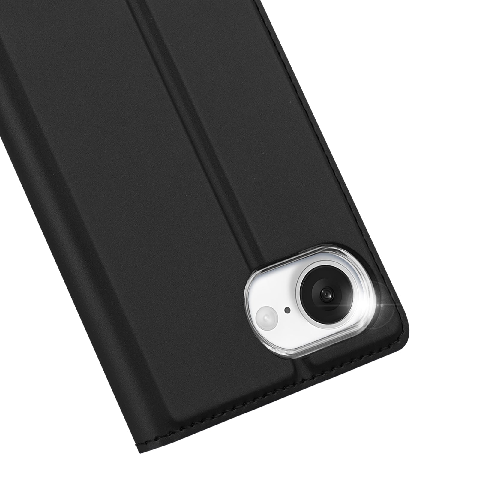 DUX DUCIS Skin Pro Series For iPhone 16e Case Leather Stand Cover Card Holder - TechGearPal