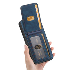 For Huawei Mate 70 Case Compatible with MagSafe Leather Back Cover with Detachable Card Holder Kickstan - TechGearPal