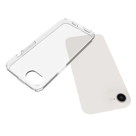 For iPhone 16e Case Anti-Fingerprint Crystal Clear TPU Phone Cover