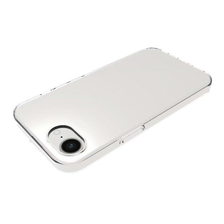 For iPhone 16e Case Anti-Fingerprint Crystal Clear TPU Phone Cover