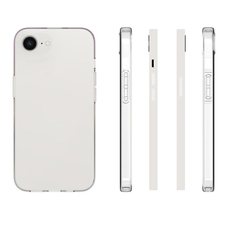 For iPhone 16e Case Anti-Fingerprint Crystal Clear TPU Phone Cover