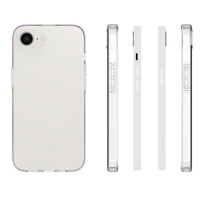 For iPhone 16e Case Anti-Fingerprint Crystal Clear TPU Phone Cover