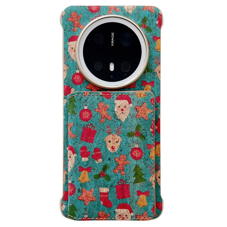 For Huawei Mate 70 Pro  /  70 Pro+ Case Compatible with MagSafe Pattern Print PU + PC Phone Cover with Card Holde - TechGearPal