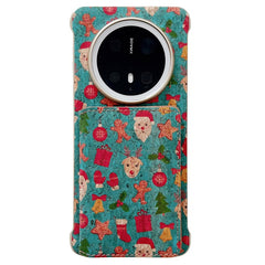 For Huawei Mate 70 Pro  /  70 Pro+ Case Compatible with MagSafe Pattern Print PU + PC Phone Cover with Card Holde - TechGearPal