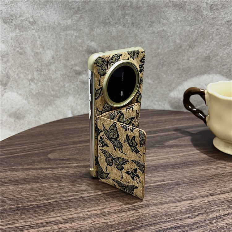 For Huawei Mate 70 Pro  /  70 Pro+ Case Compatible with MagSafe Pattern Print PU + PC Phone Cover with Card Holde - TechGearPal