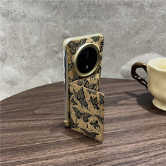 For Huawei Mate 70 Pro  /  70 Pro+ Case Compatible with MagSafe Pattern Print PU + PC Phone Cover with Card Holde - TechGearPal