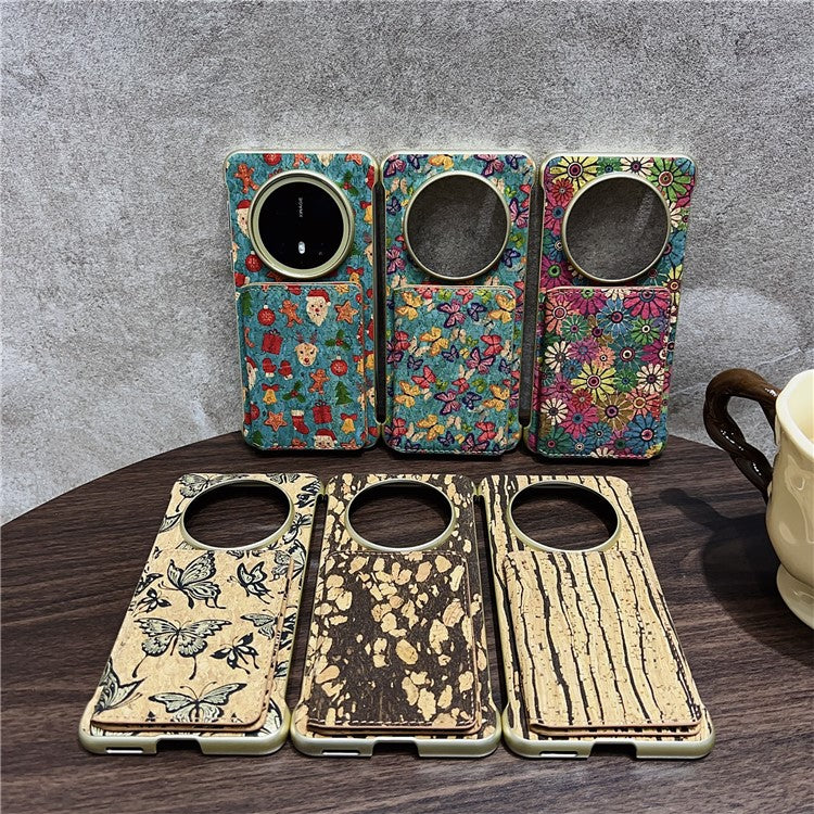 For Huawei Mate 70 Pro  /  70 Pro+ Case Compatible with MagSafe Pattern Print PU + PC Phone Cover with Card Holde - TechGearPal