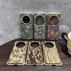 For Huawei Mate 70 Pro  /  70 Pro+ Case Compatible with MagSafe Pattern Print PU + PC Phone Cover with Card Holde - TechGearPal