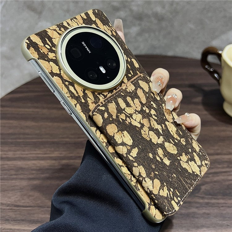 For Huawei Mate 70 Pro  /  70 Pro+ Case Compatible with MagSafe Pattern Print PU + PC Phone Cover with Card Holde - TechGearPal