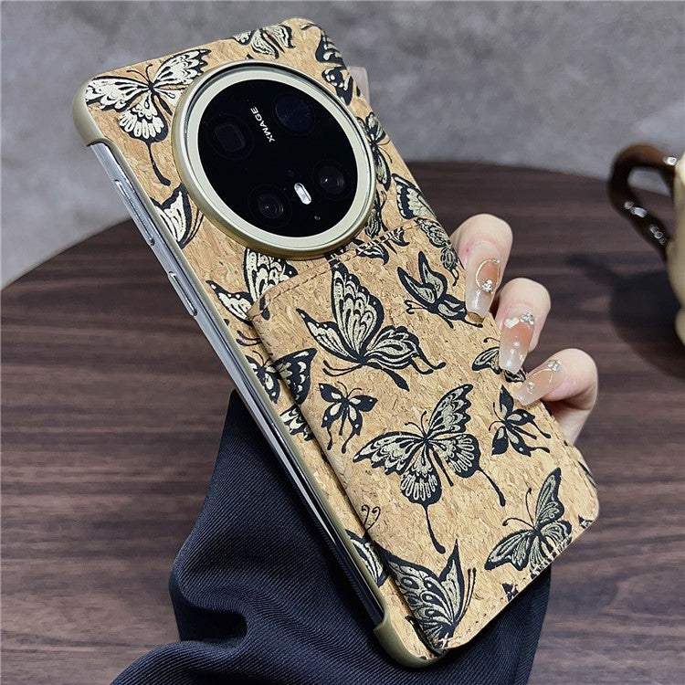 For Huawei Mate 70 Pro  /  70 Pro+ Case Compatible with MagSafe Pattern Print PU + PC Phone Cover with Card Holde - TechGearPal
