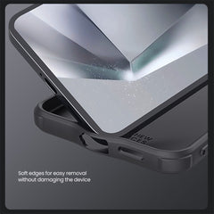 NILLKIN Camshield Pro für Samsung Galaxy S25 Hülle Kompatibel mit MagSafe TPU + PC Telefonabdeckung mit Slider-Kamera 