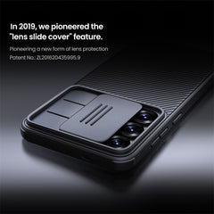 NILLKIN Camshield Pro für Samsung Galaxy S25 Hülle Kompatibel mit MagSafe TPU + PC Telefonabdeckung mit Slider-Kamera 