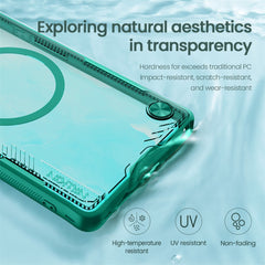 NILLKIN Iceblade Prop For Samsung Galaxy S25 Ultra Case Compatible with MagSafe Lens Cover Kickstand PC + TPU Phone Cover