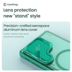 NILLKIN Iceblade Prop For Samsung Galaxy S25 Ultra Case Compatible with MagSafe Lens Cover Kickstand PC + TPU Phone Cover