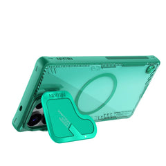 NILLKIN Iceblade Prop For Samsung Galaxy S25 Ultra Case Compatible with MagSafe Lens Cover Kickstand PC + TPU Phone Cover