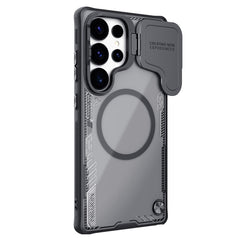 NILLKIN Iceblade Prop For Samsung Galaxy S25 Ultra Case Compatible with MagSafe Lens Cover Kickstand PC + TPU Phone Cover