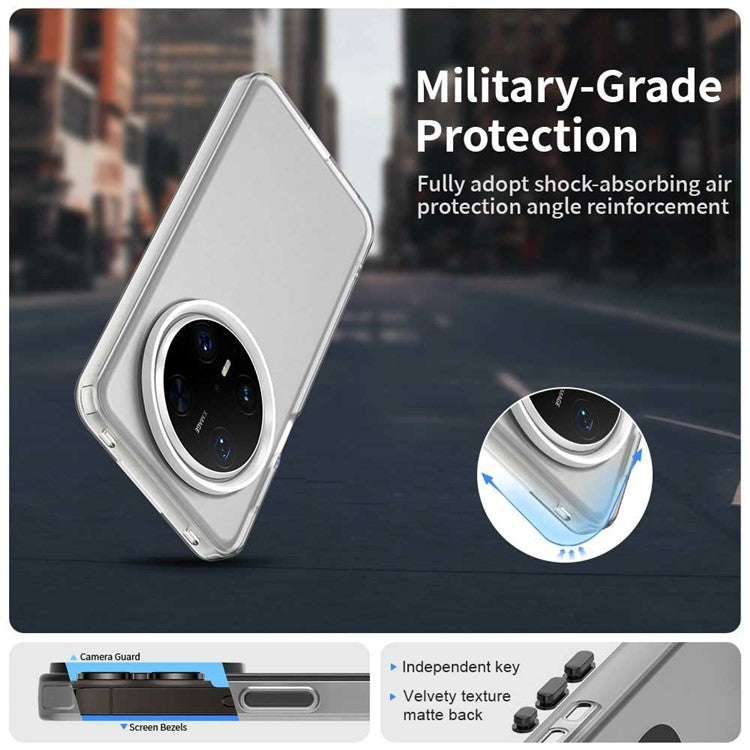 For Huawei Mate 70 Pro / 70 Pro+ Case PC+TPU+PET Matte Anti-Drop Phone Back Cove - TechGearPal