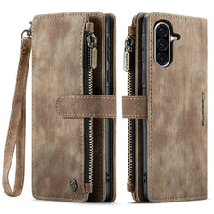 For Samsung Galaxy A56 5G Phone Cases with Strap CASEME C30 Zipper Multiple Card Holder PU Leather Cover