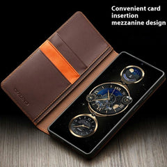 QIALINO For Samsung Galaxy S25 Ultra Case Wallet Flip Stand Phone Cover Genuine Cow Leather