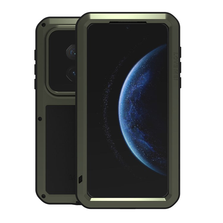 LOVE MEI For Huawei Mate 70 Pro / Mate 70 Pro+ Case Tempered Glass Screen Protector Metal + Silicone Phone Cove - TechGearPal