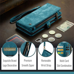 CASEME 008 For Samsung Galaxy A56 5G Phone Cases Leather Cover with Detachable Wallet and Strap