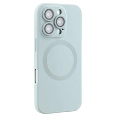 For iPhone 16 Pro Max Case Compatible with MagSafe Liquid Silicone Phone Cover with Tempered Glass Lens Protecto - TechGearPal
