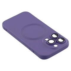 For iPhone 16 Pro Case Compatible with MagSafe Liquid Silicone Phone Cover with Tempered Glass Lens Protecto - TechGearPal