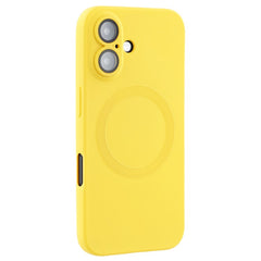 For iPhone 16 Plus Case Compatible with MagSafe Liquid Silicone Phone Cover with Tempered Glass Lens Protecto - TechGearPal