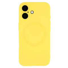 For iPhone 16 Plus Case Compatible with MagSafe Liquid Silicone Phone Cover with Tempered Glass Lens Protecto - TechGearPal