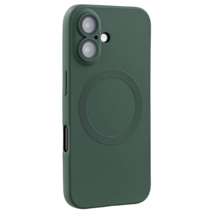 For iPhone 16 Plus Case Compatible with MagSafe Liquid Silicone Phone Cover with Tempered Glass Lens Protecto