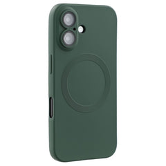 For iPhone 16 Plus Case Compatible with MagSafe Liquid Silicone Phone Cover with Tempered Glass Lens Protecto - TechGearPal